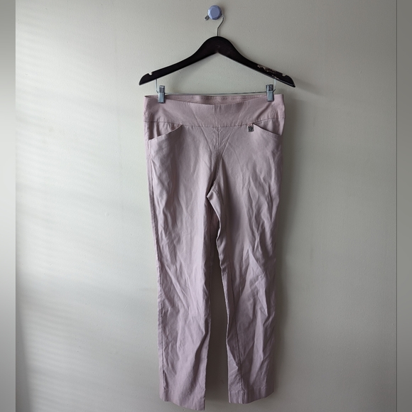 Anne Klein Light Pink Chino Dress Pants 8 - Picture 1 of 5